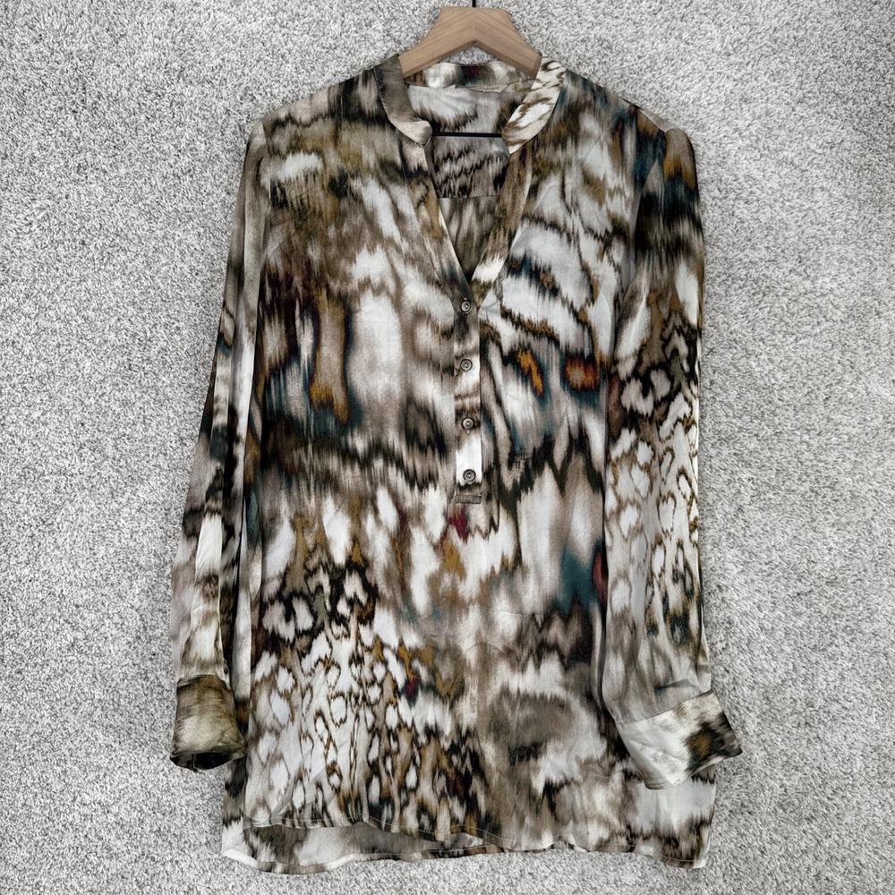 Soft Surroundings Top Womens Abstract Tie Dye Blouse‎
